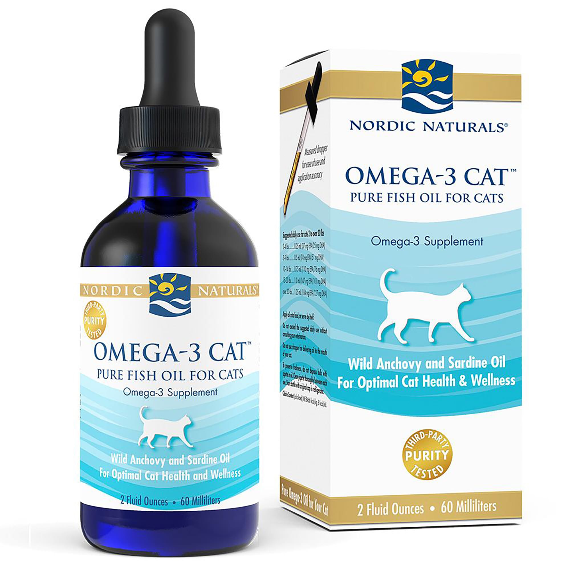 Nordic Naturals Omega-3 Oil for Cats， 2 fl. oz.