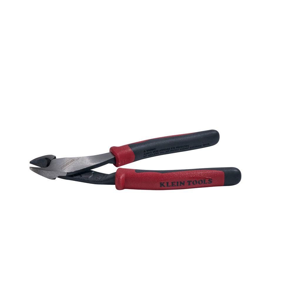 Klein Tools 8'' Journeyman High-Leverage Angled Head Diagonal-Cutting Pliers J2488 from Klein Tools