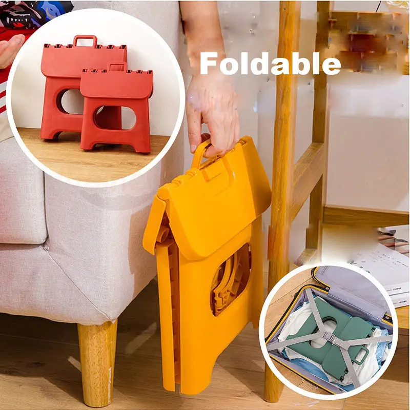 Outdoor folding stool and horse  Plastic folding stool outdoor portable   Japanese portable folding stool