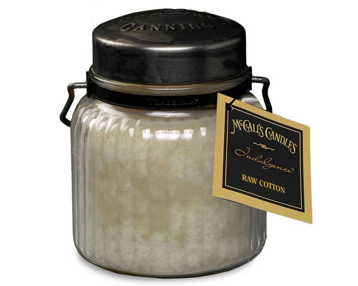 McCalls Raw Cotton Indulgence Candle， 18 oz. - INRC