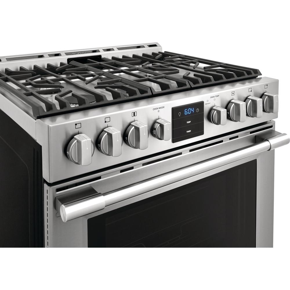 Frigidaire Professional 30-inch Freestanding Gas Range with Air Fry Technology PCFG3078AF