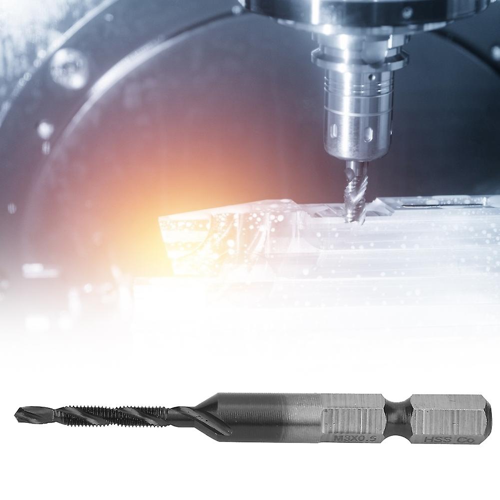 Multifunctional Compound Tap Screwdriver Drilling And Tapping Integrated Dril Bit Setm3 X 0.5 (tiain)