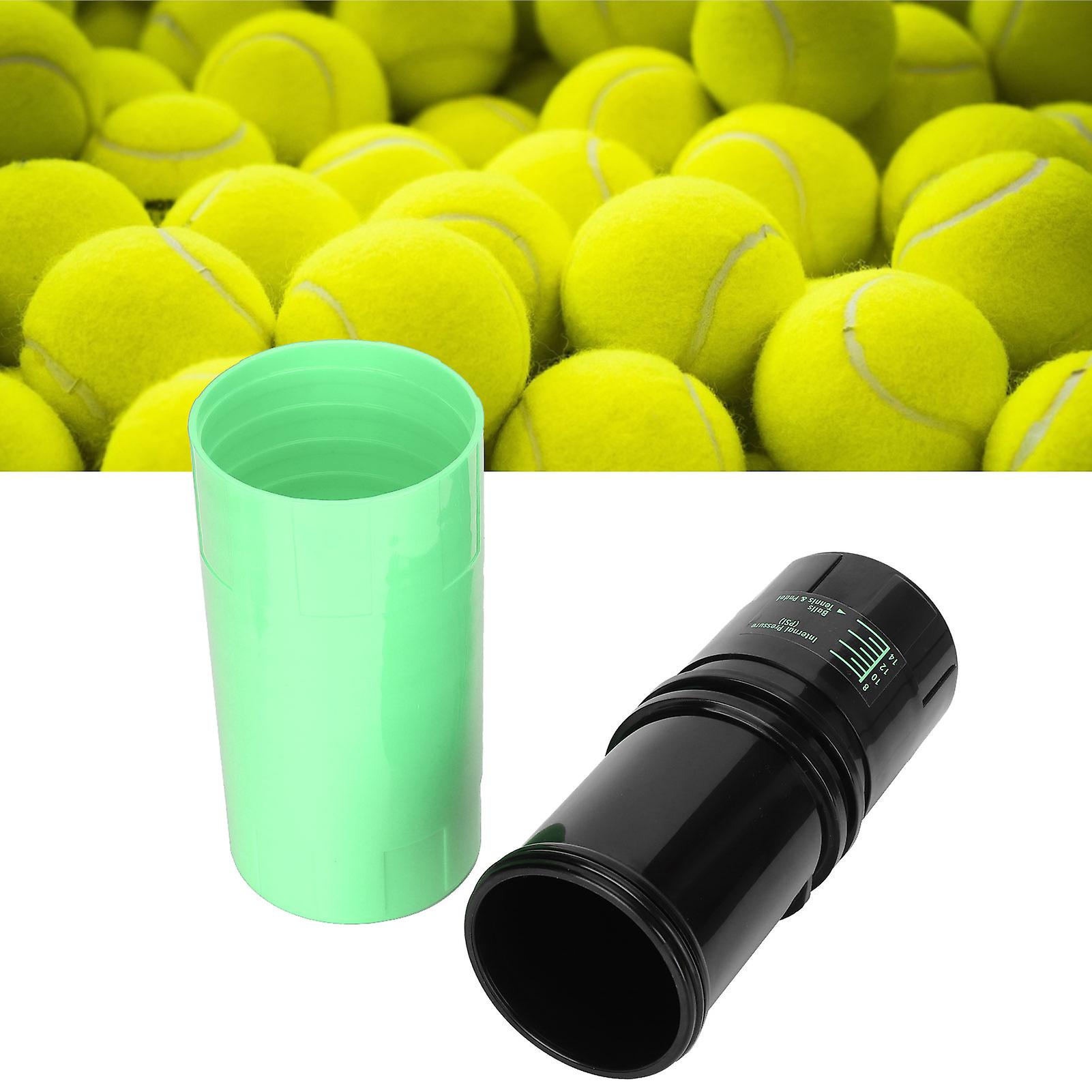 Tennis Ball Saver Storage Box Pressure Maintaining Repairing Container Sports Accessoriesgreen