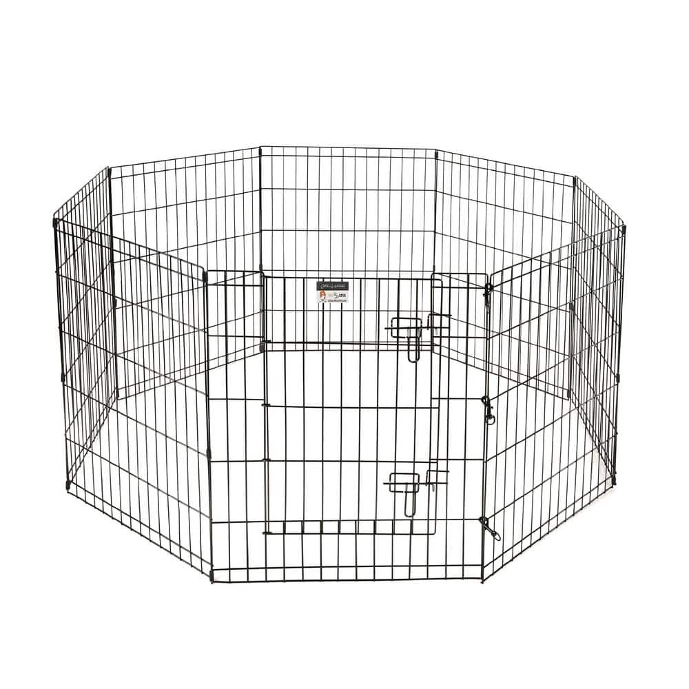 Pet Trex High 8-Panel Heavy Gauge Wire Convertible Indoor/Outdoor Pet Playpen HWD630517