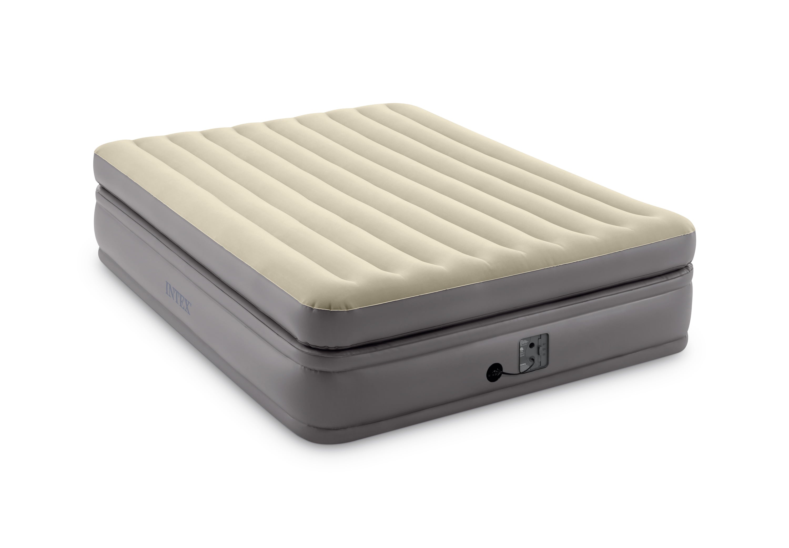 Intex -Queen Comfort Elevated Fiber-Tech Airbed