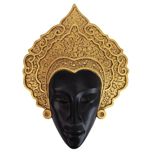 Design Toscano Thai Court Dancer Mask Wall Sculpture