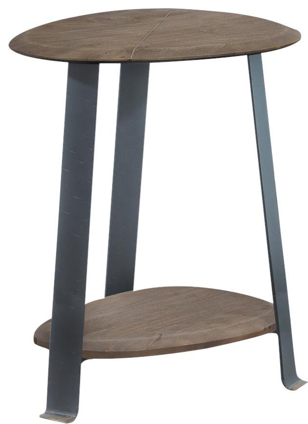 Side Table SARREID Contemporary Tan Brass Steel Handmade Ha   Industrial   Side Tables And End Tables   by EuroLuxHome  Houzz