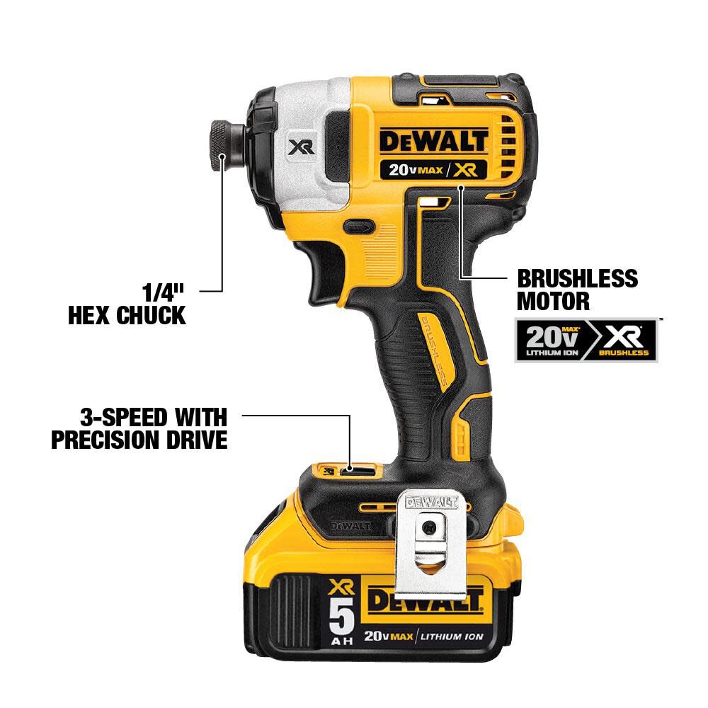 DW 20 V MAX XR Li-ion 6 Tool Combo Kit DCK695P2 from DW