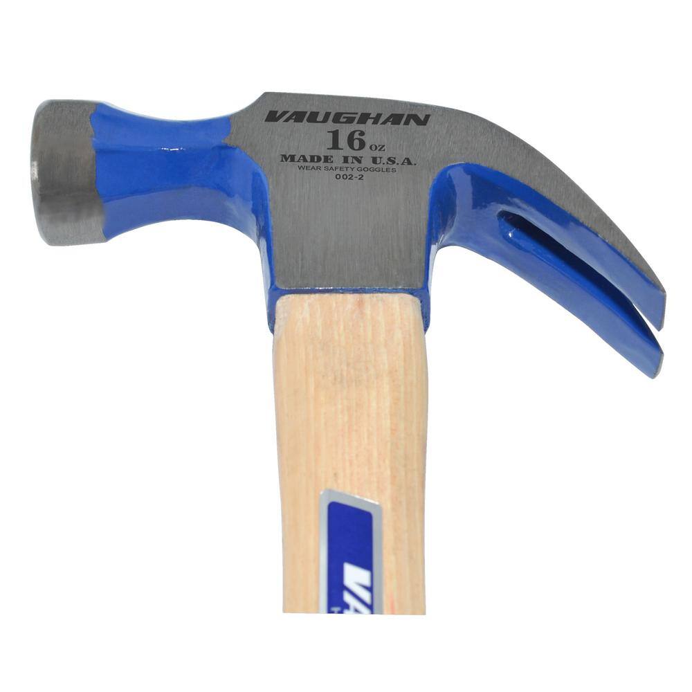 Vaughan 16 oz. Carbon Steel Hammer with 13 in. Hardwood Handle DO16