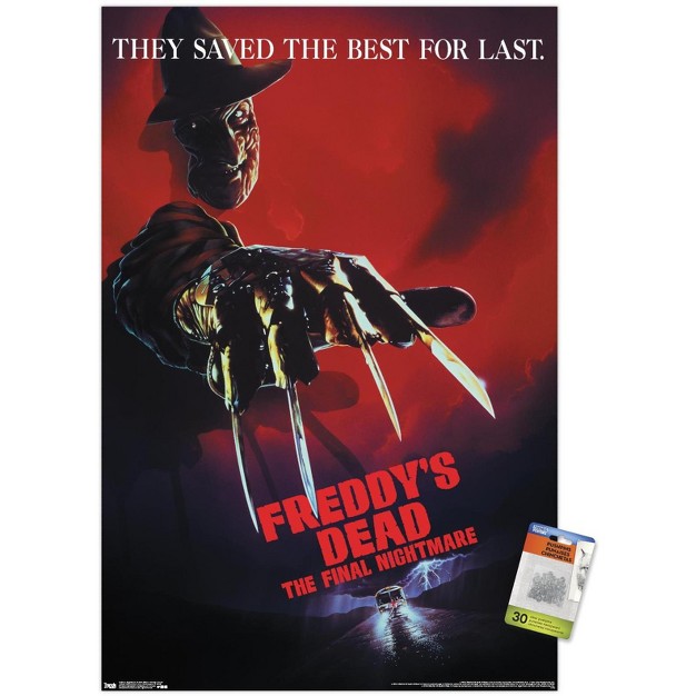 Trends International A Nightmare On Elm Street Freddy x27 s Dead Unframed Wall Poster Prints