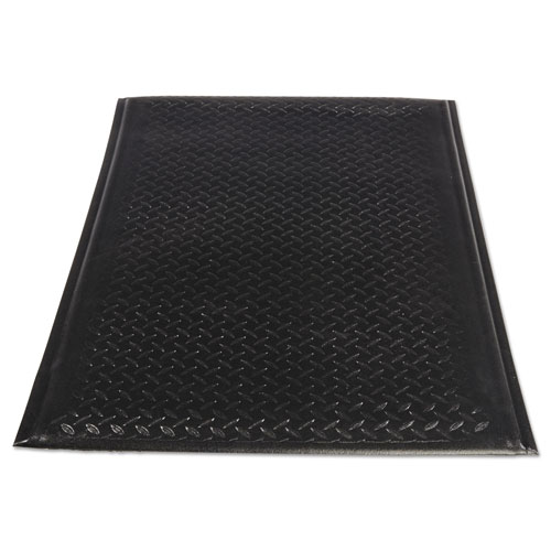 Millennium Mat Company Soft Step  Anti-Fatigue Floor Mat | 36 x 60， Black | MLL24030501DIAM