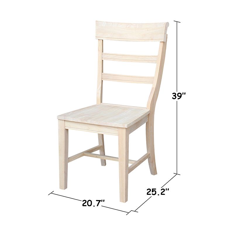 International Concepts Hammerty Dining Chair 2-piece Set