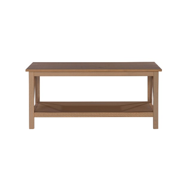 Titian Coffee Table Driftwood Linon