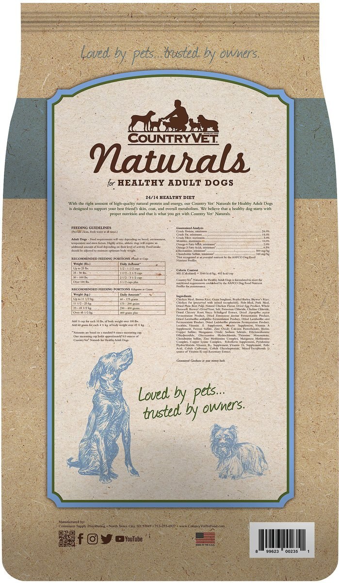 Country Vet Naturals 24/14 Healthy Diet Dry Dog Food