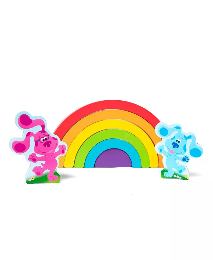 Melissa and Doug Blues Clues Rainbow Stacker Puzzle  Set of 9