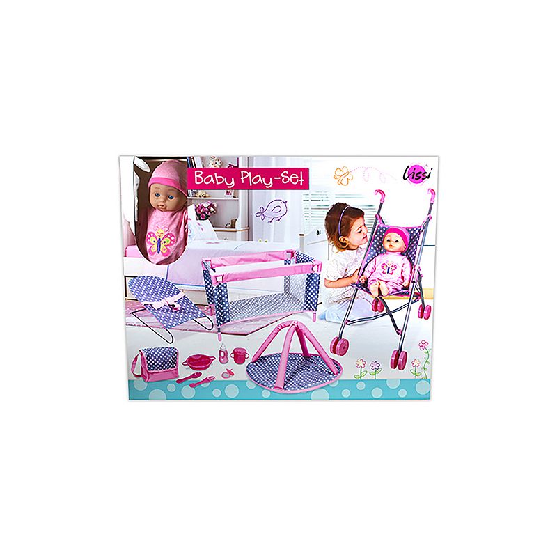 Lissi 5 Piece Baby Play Set with 16 Doll