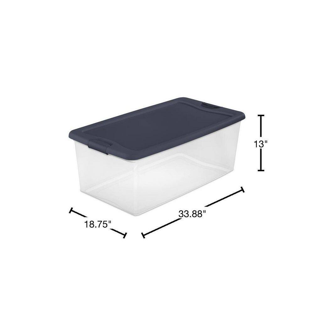 Sterilite 106 Qt. Latching Storage Box 14994K04