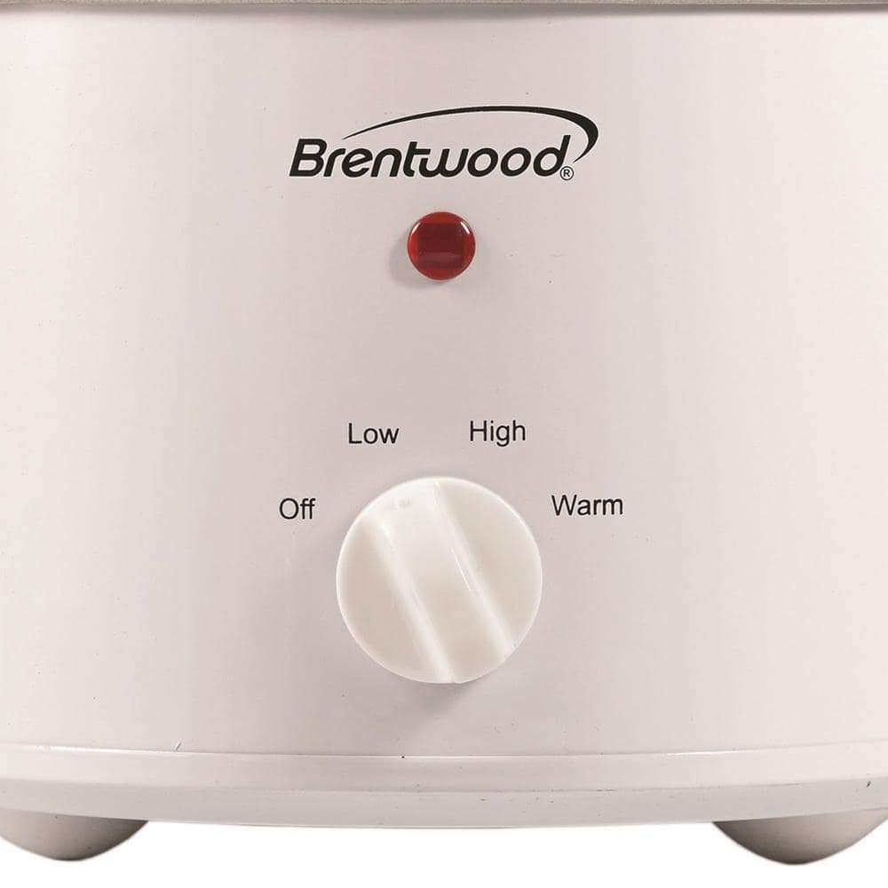 Brentwood Appliances 1.5 Qt. White Slow Cooker SC-115W