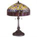 Meyda Tiffany 26322 Vintage Stained Glass / Tiffany Table Lamp From The Tiffany Candice