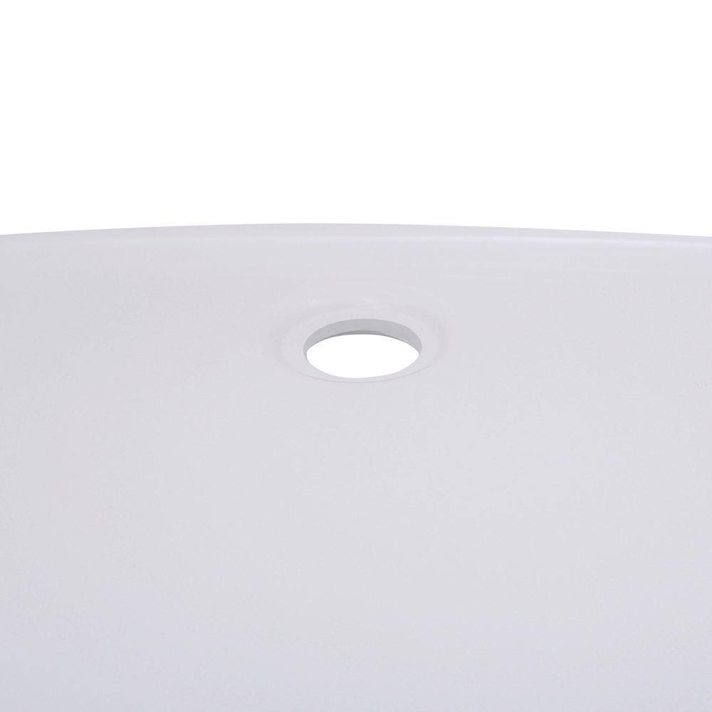 STERLING Ensemble 5 ft. Left Hand Above Floor Drain Rectangular Alcove Soaking Tub in White 71121112-0