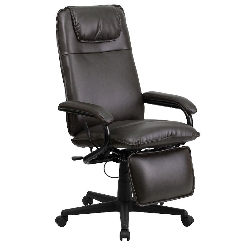 Flash Furniture Robert High Back LeatherSoft Executive Reclining Swivel Office Chair