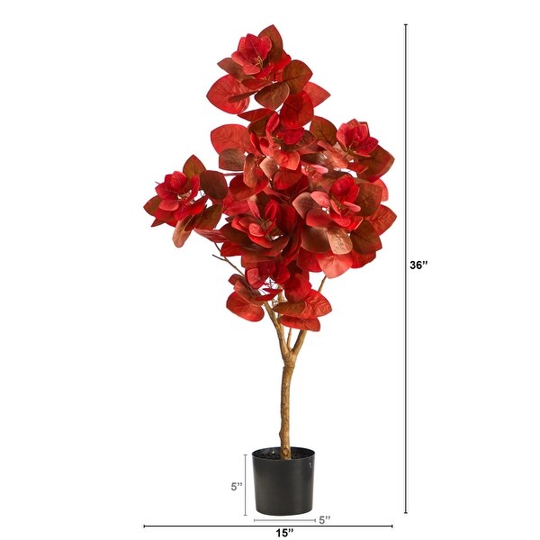 36 inch Autumn Pomegranate Artificial Tree