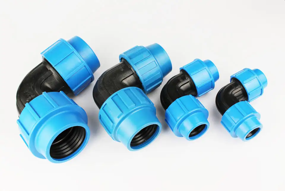 The manufacturer supplies PE quick connection irrigation pipe fittings PE quick connection tee quick connection Pipe Fitting