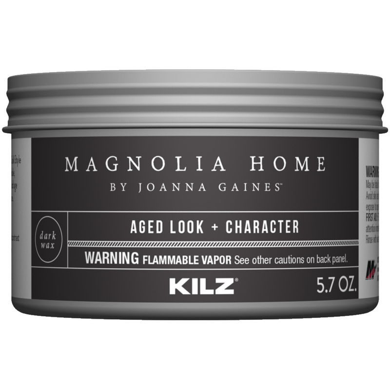 Magnolia Home by Joanna Gaines Kilz Transparent Flat Dark Vintage Finishing Wax 5.7 oz