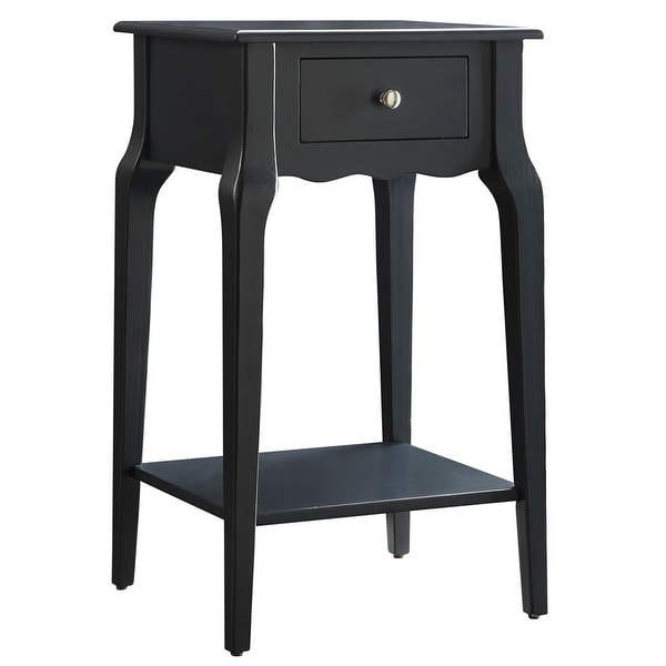 Daniella 1-Drawer Wood Storage Accent End Table by iNSPIRE Q Bold