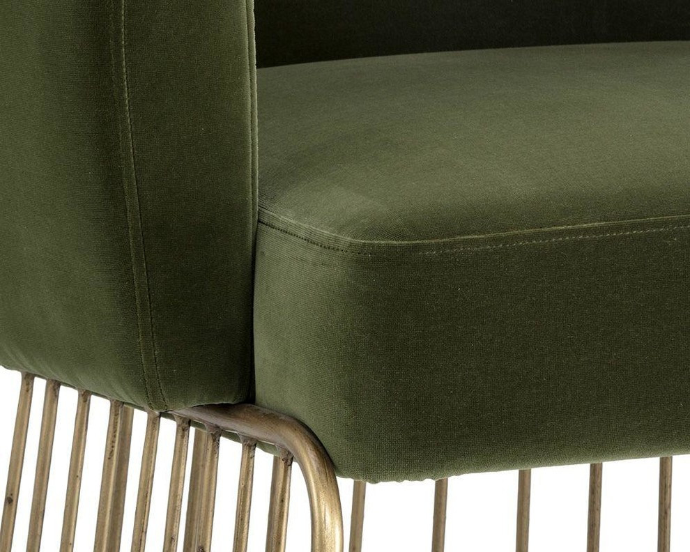 Austen Dining Chair Forest Green (Set of 2)   Contemporary   Dining Chairs   by Virgil Stanis Design  Houzz