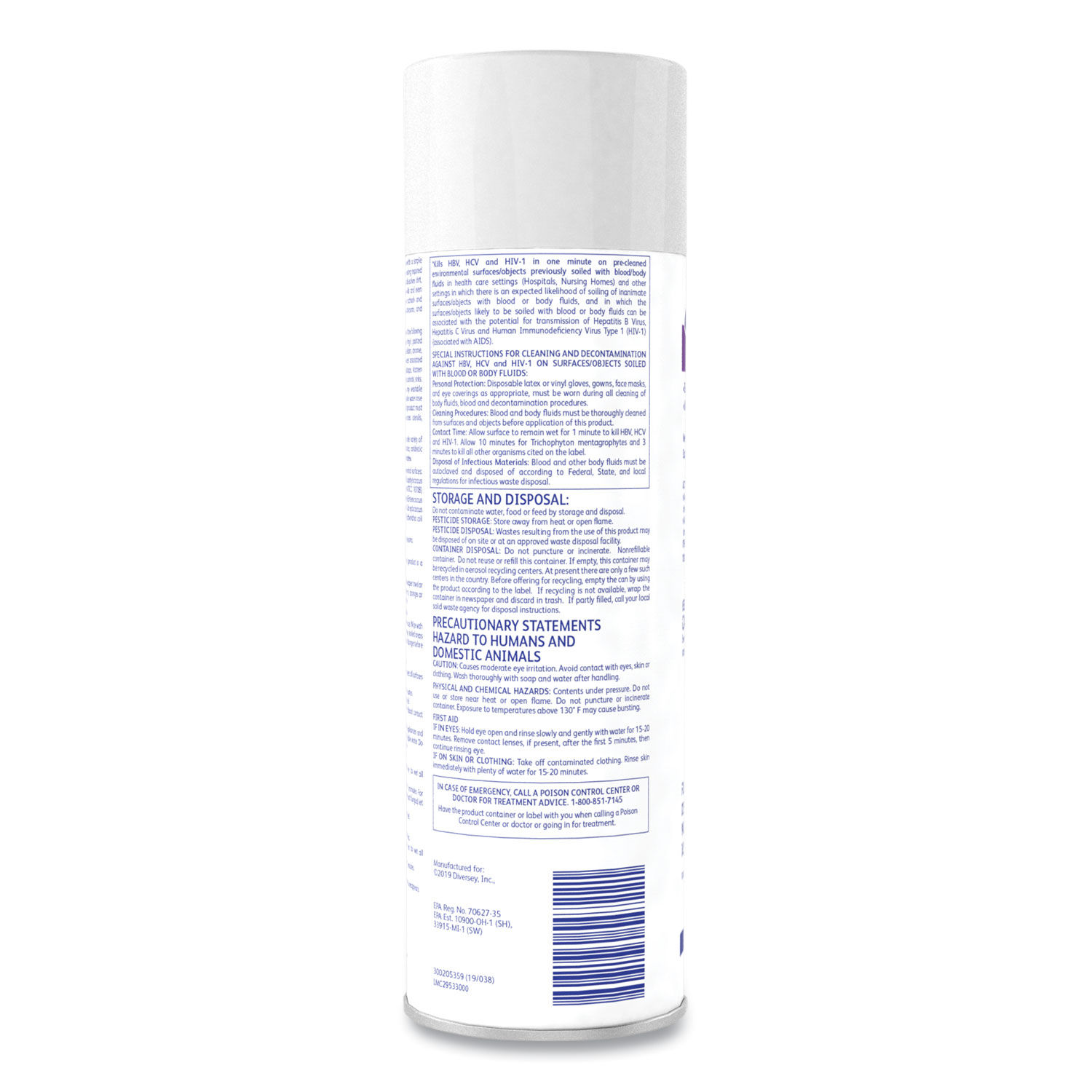 Envy Foaming Disinfectant Cleaner by Diverseyandtrade; DVO04531EA