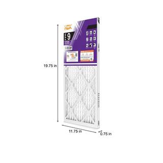 HDX 12 in. x 20 in. x 1 in. Superior Pleated Air Filter FPR 9 HDX1P9-011220