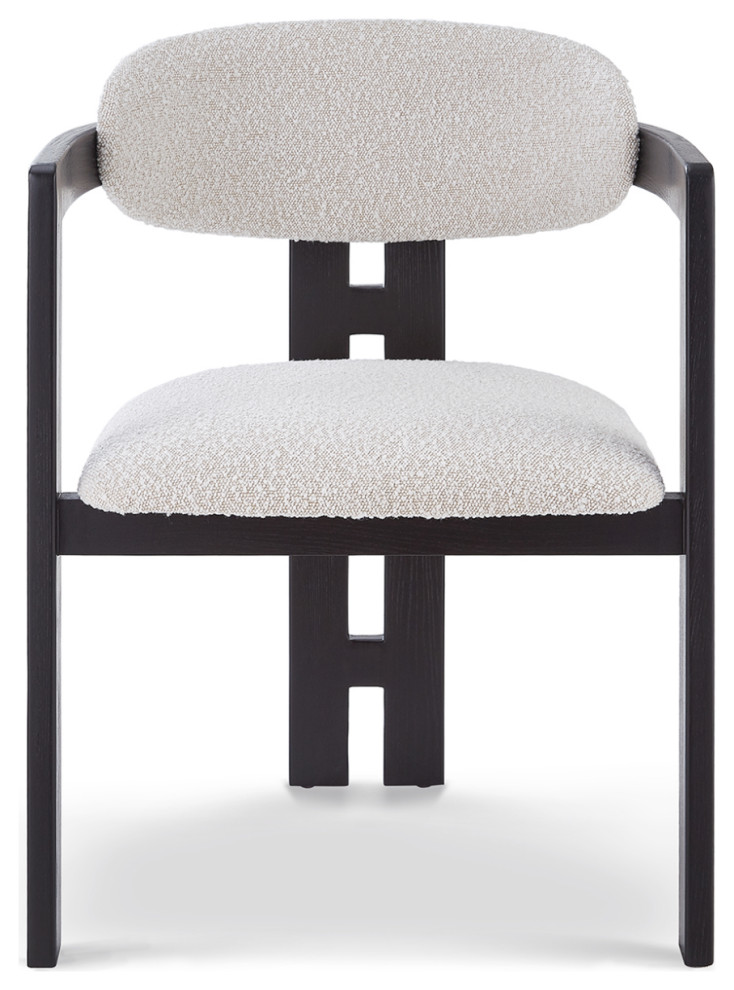 Boucl√© Sand Dining Chair  Liang  ampEimil Neo   Transitional   Dining Chairs   by Oroa   Distinctive Furniture  Houzz