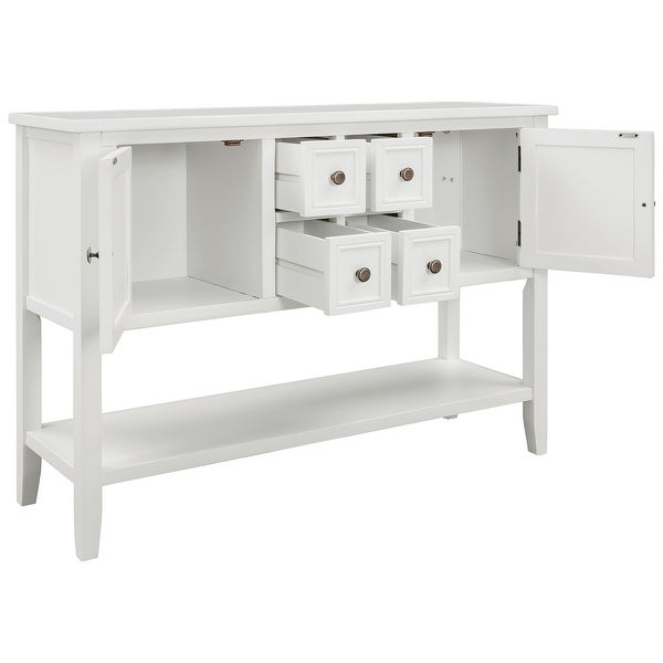 Cambridge Series Buffet Sideboard Console Table with Bottom Shelf