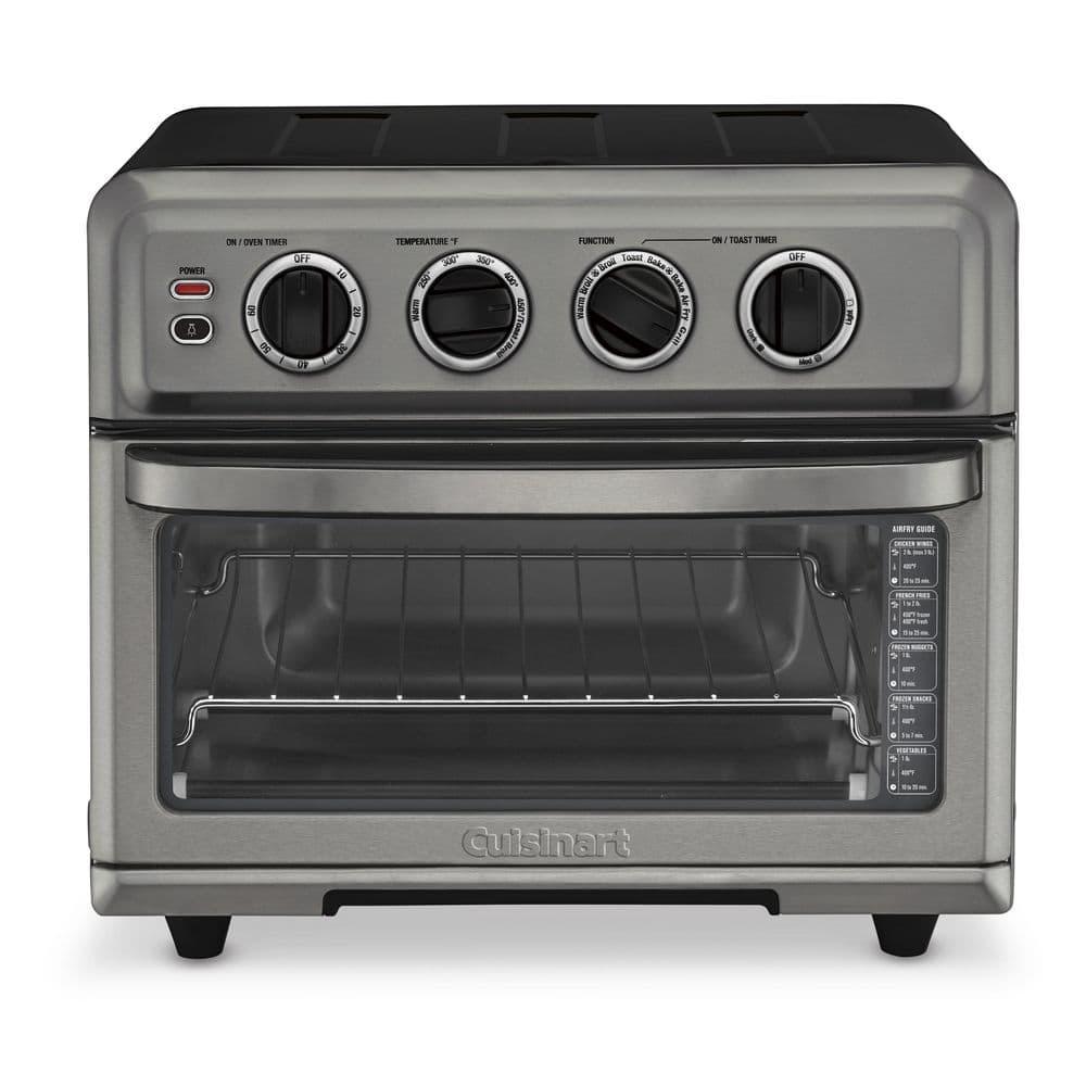 Cuisinart 600Watt Black Stainless 06 cu ft AirFryer Toaster Oven with Grill