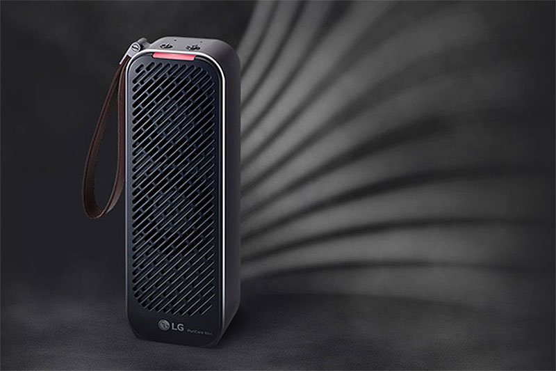 LG PuriCare Smooth Black Mini Air Purifier