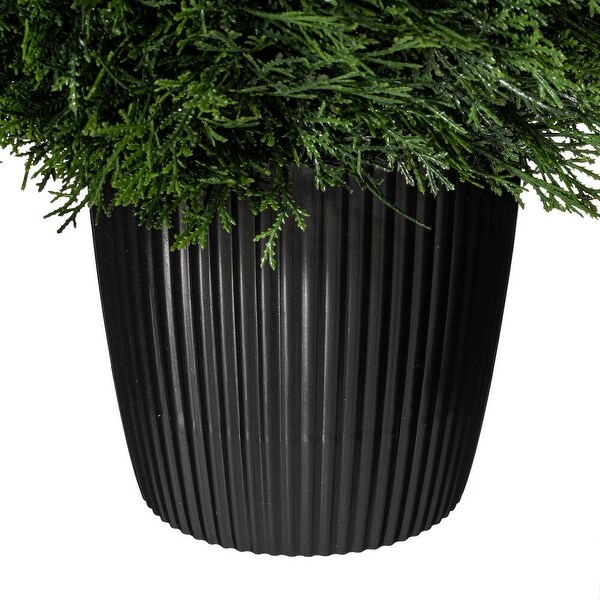 Vickerman 24 Green Cedar Everyday Topiary