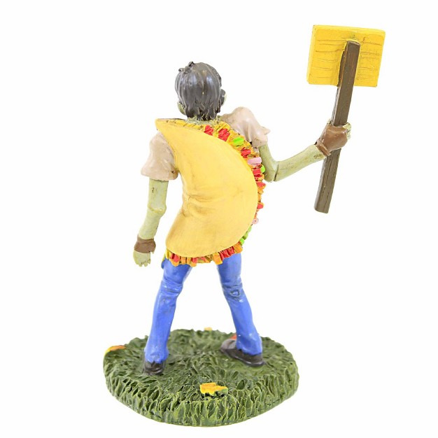 Enesco Eat More Brains One Accessory 3 75 Inches Halloween Zombie Food 6011449 Polyresin Yellow