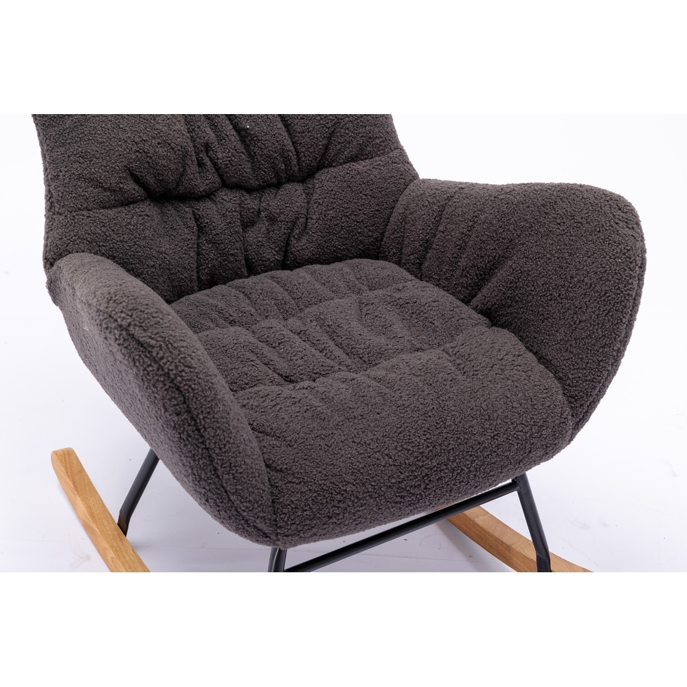 Teddy Fabric Rocking Chair