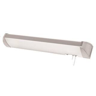 AFX Ideal 40 in. 75-Watt Equivalent Integrated LED Brushed Nickel Overbed Fixture IDB394000L30ENBN