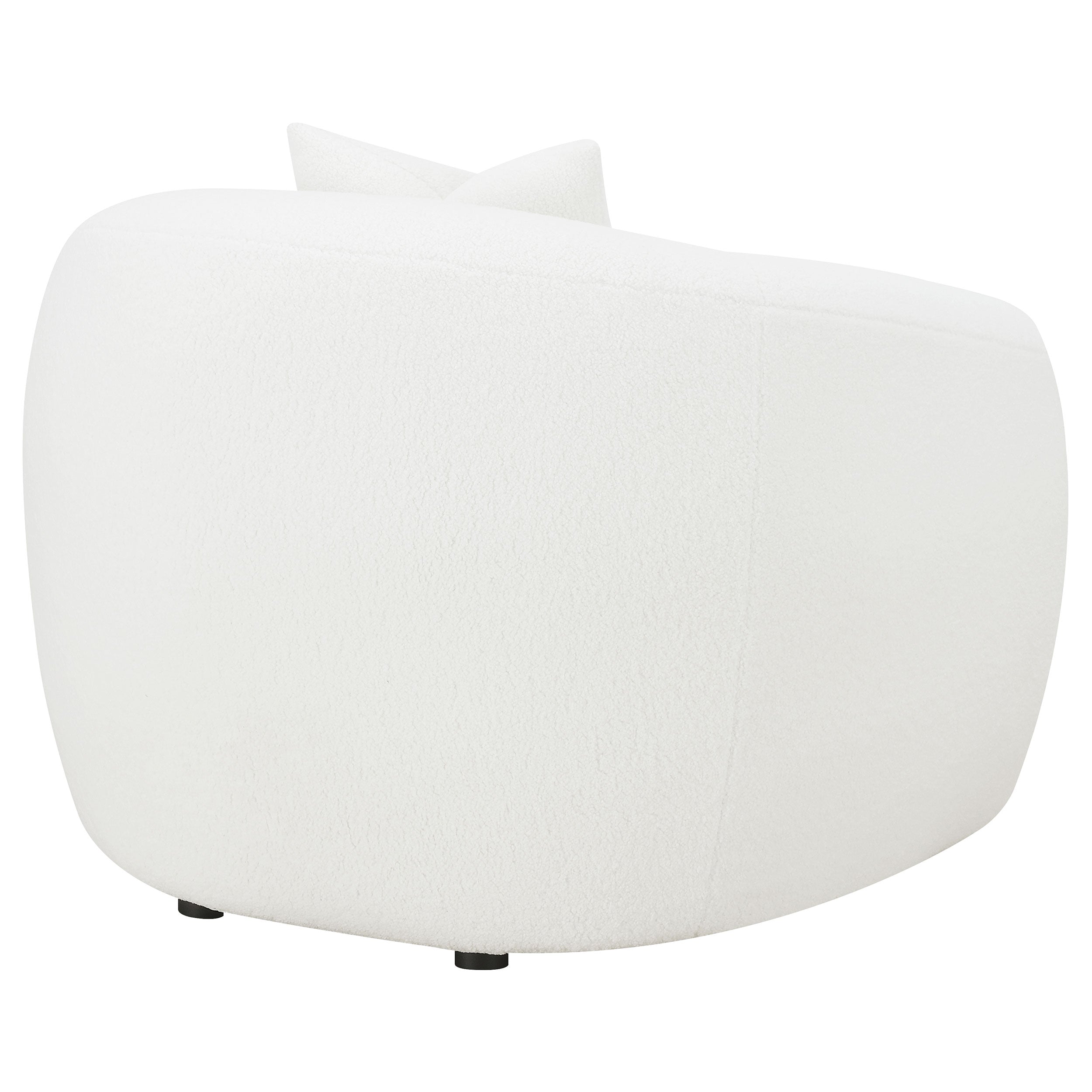 Isabella Upholstered Tight Back Chair White-509873