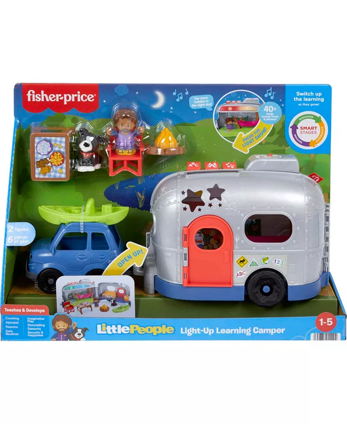 Fisher Price Little People Light-Up Learning Camper Set