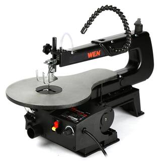 WEN 16 in. Variable Speed Scroll Saw with Easy-Access Blade Changes and Work Light 3923