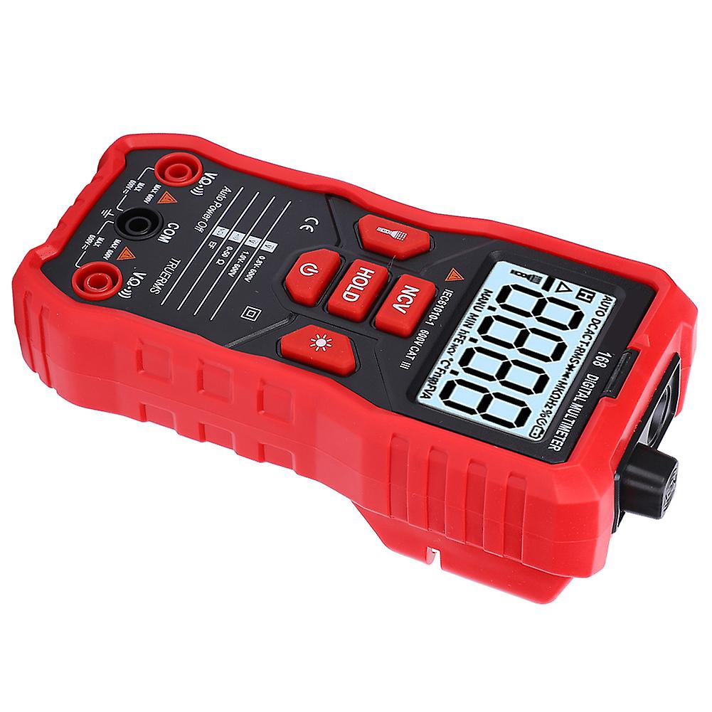 Ua168 Mini Handheld Lcd Digital Multimeter Ac Dc Voltage Resistance Tester With Test Probes