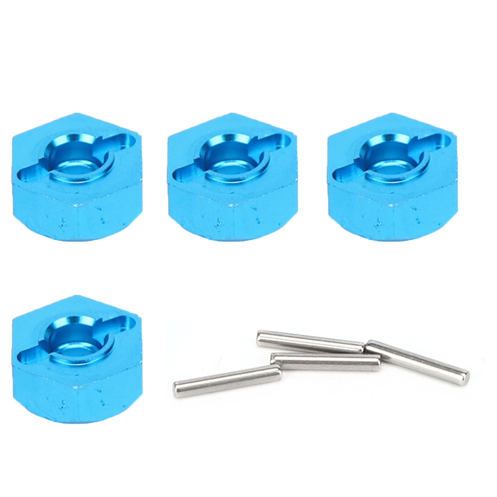 5mm Wheel Hex Mount Hubs Nut With Pins Fit For Wltoys 1/14 144001 Rc Carblue 1266b