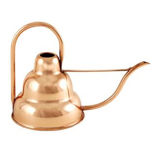 Achla Designs 8.25 in. Tall Copper Plated 3-Tiered Modern Deco Watering Can WC-17