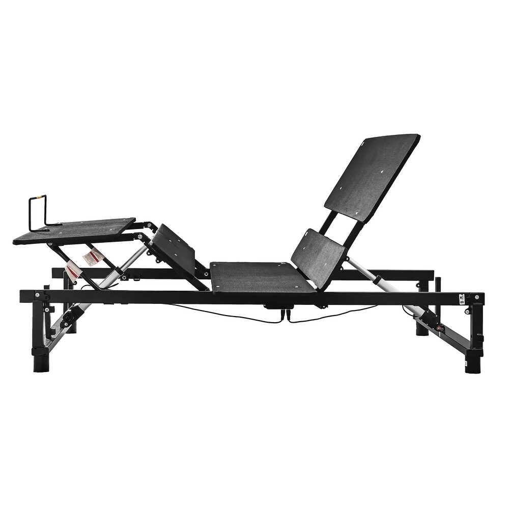 Queen Size Adjustable Bed Base Frame Queen Bed Frame with Head and Foot Incline Wireless Remote Quiet