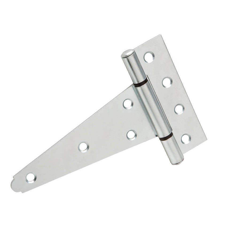 Everbilt 6 in. x 6 in. Zinc-Plated Heavy-Duty Tee Hinge 13618