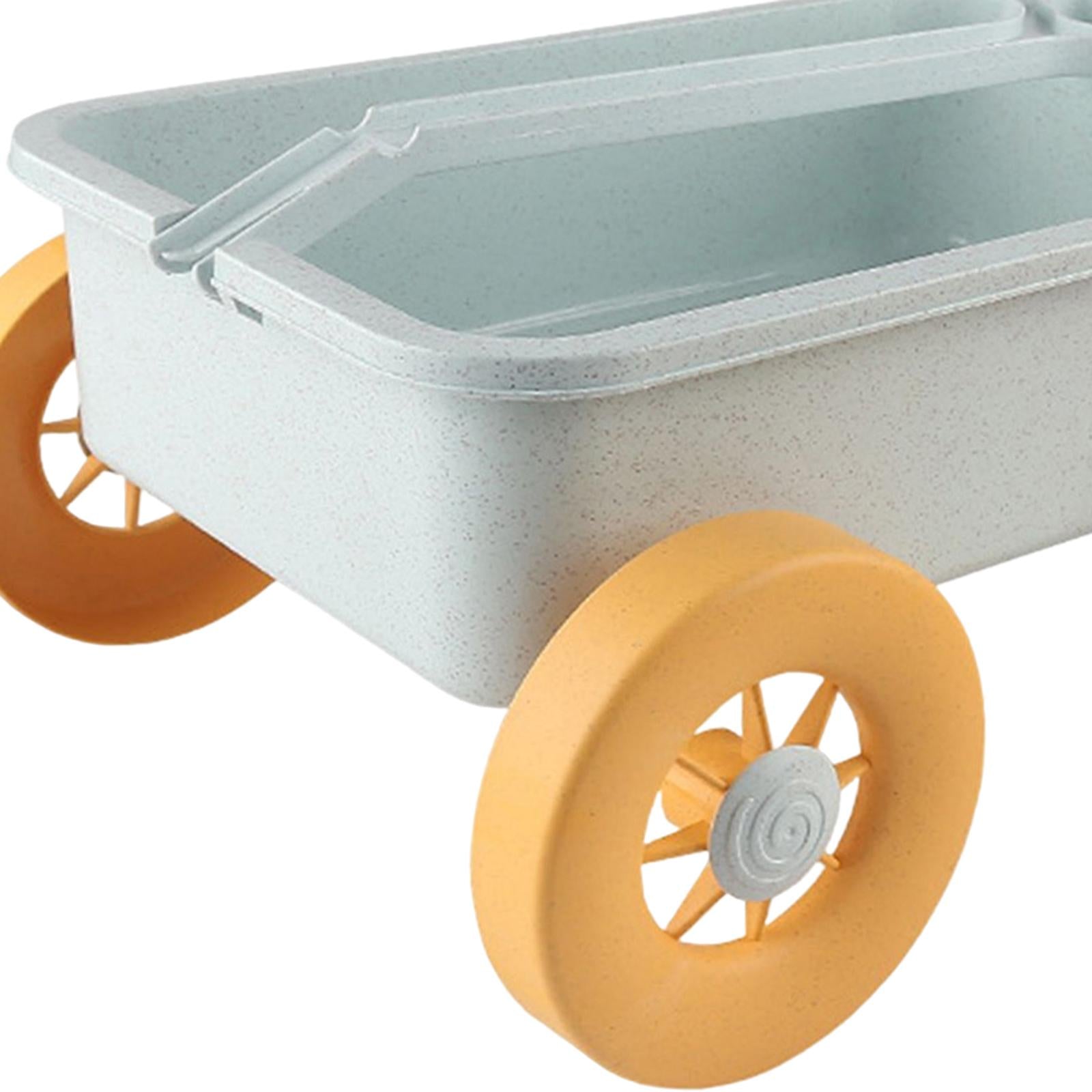 Wagon Beach Toy Cart,Play Motor Vehicles Outdoor Toy,Wheelbarrow Small Wagon Toys,Garden Wagon Tools Toy for Holding Small Toys