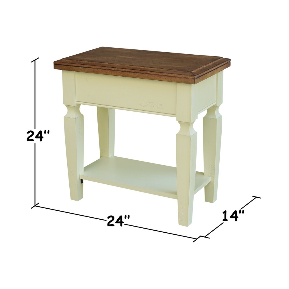 Solid Wood Vista Side Table